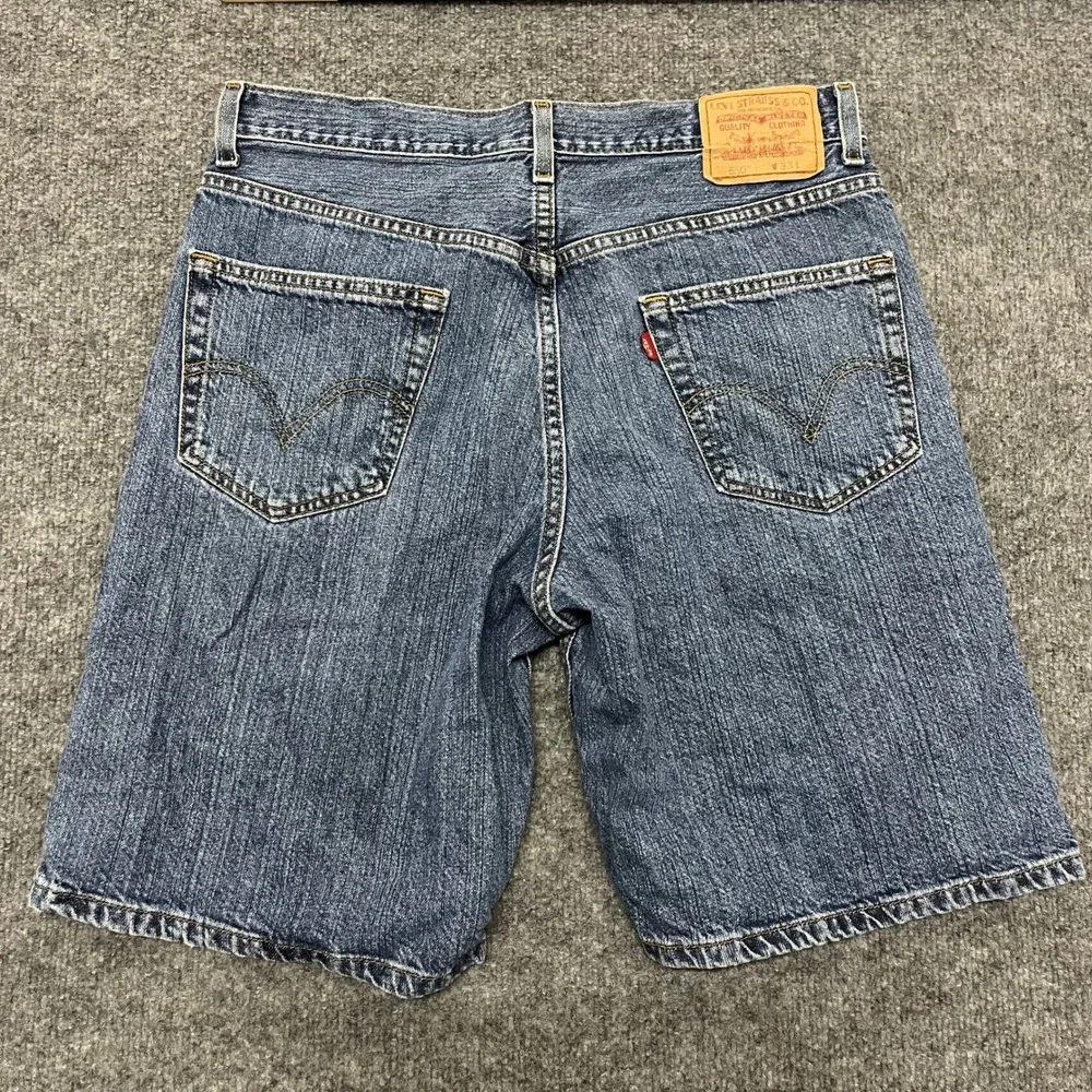 Levi's Denim Shorts Mens Size 33 Blue 550 Relaxed Fit Cotton Casual Summer Jorts